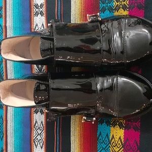 Vince Camuto Patent leather ankle boots